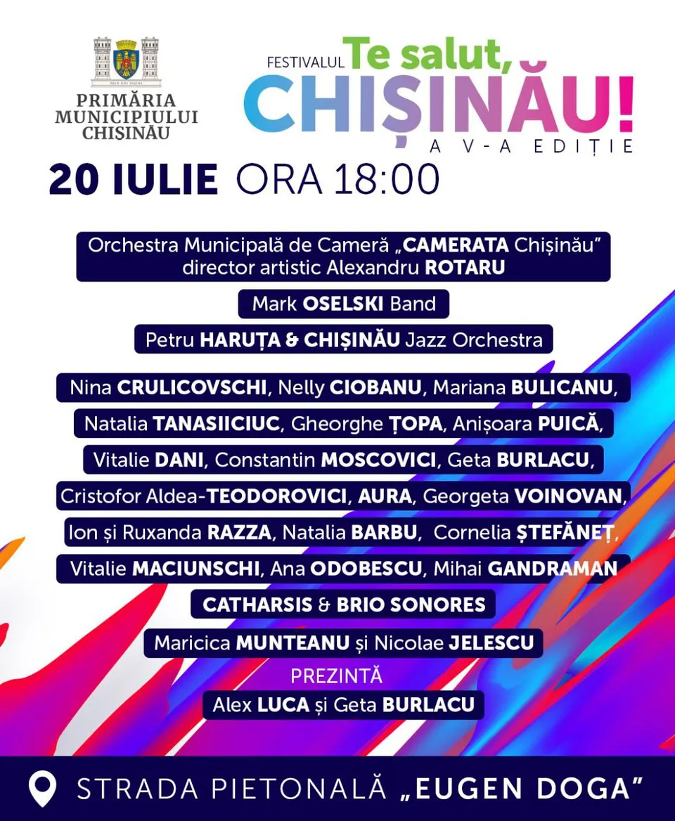 „Te salut, Chișinău!” — trei seri pline de tradiții, muzică și emoție