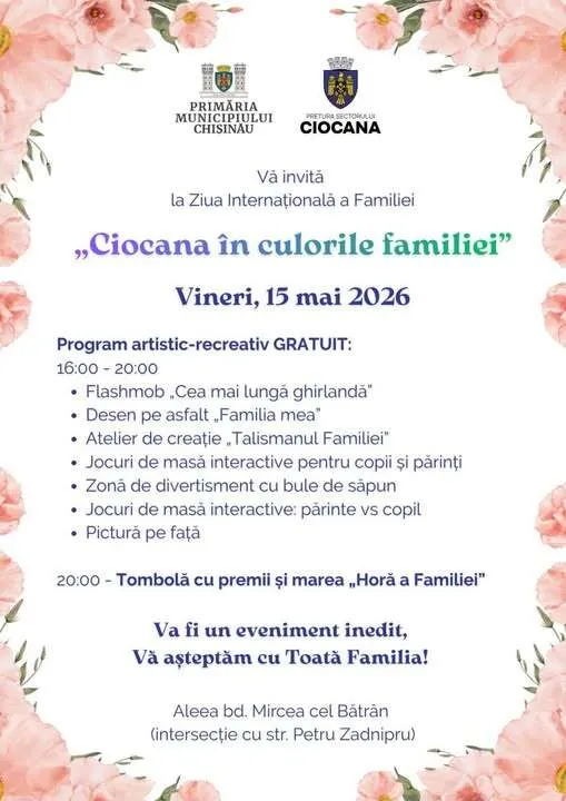 Ciocana în culorile familiei