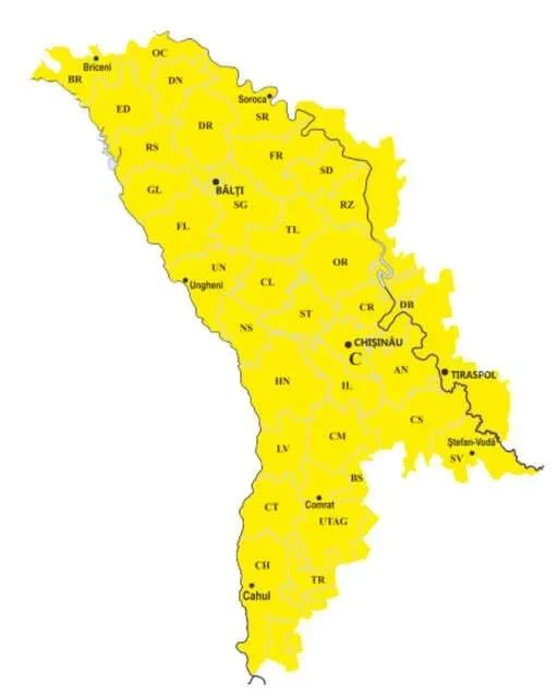COD GALBEN DE INSTABILITATE ATMOSFERICĂ, valabil pentru sâmbătă, 06 iunie, între orele 13:00 – 23:00