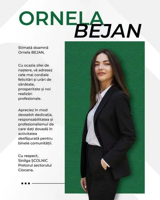 La Mulți Ani, Ornela Bejan