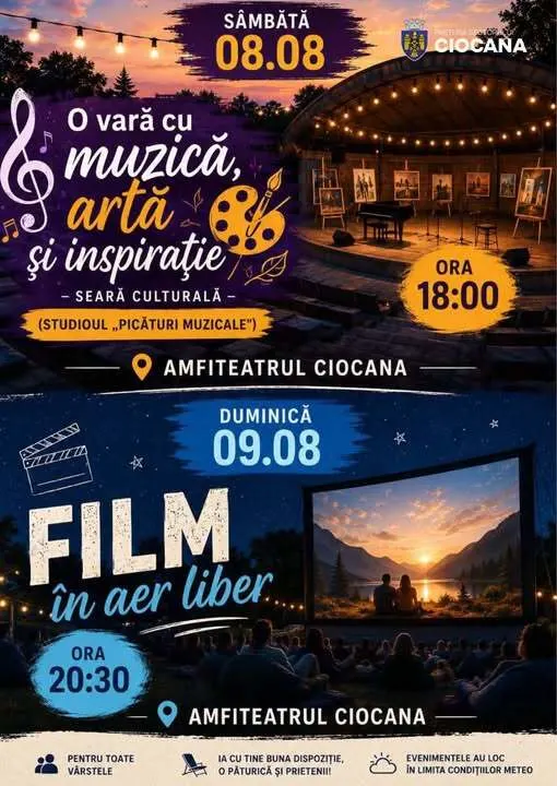🎶 O seară de vară la Amfiteatrul Ciocana