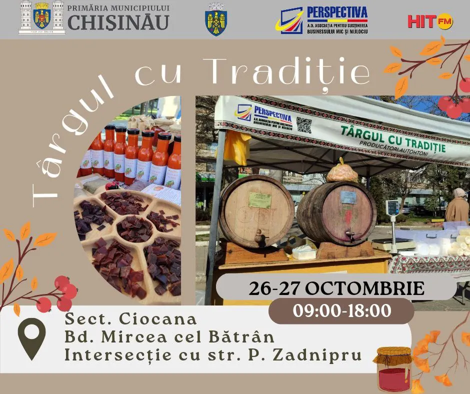 Târgul cu Tradiție, 26-27 octombrie 2024