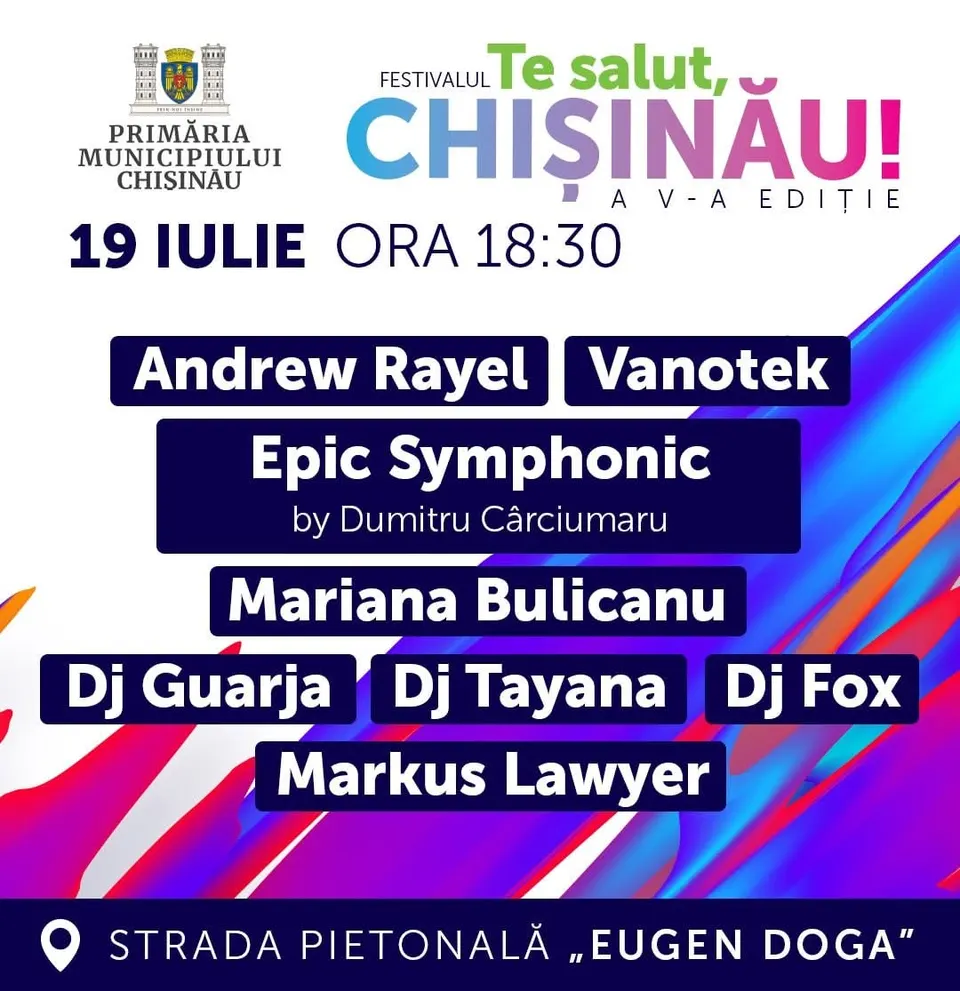 ✅Festivalul „Te salut, Chișinău!”, ediția a V-a