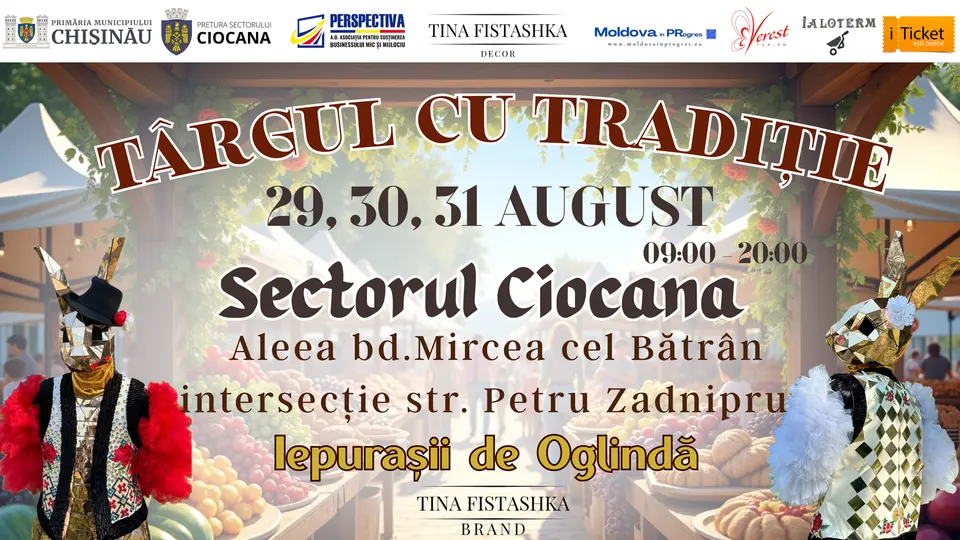 Vă așteptăm cu drag la „Târgul cu Tradiție” din acest weekend