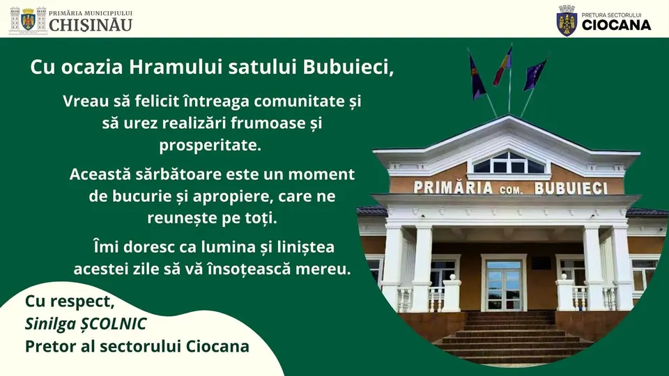 Cu ocazia Hramului satului Bubuieci