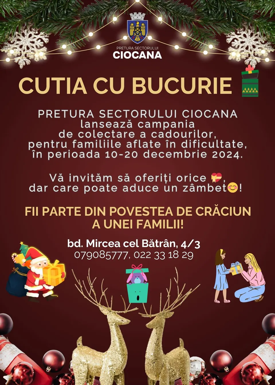 Fii parte din Povestea de Crăciun a unei Familii! ❄🌲🎅🤶☃️