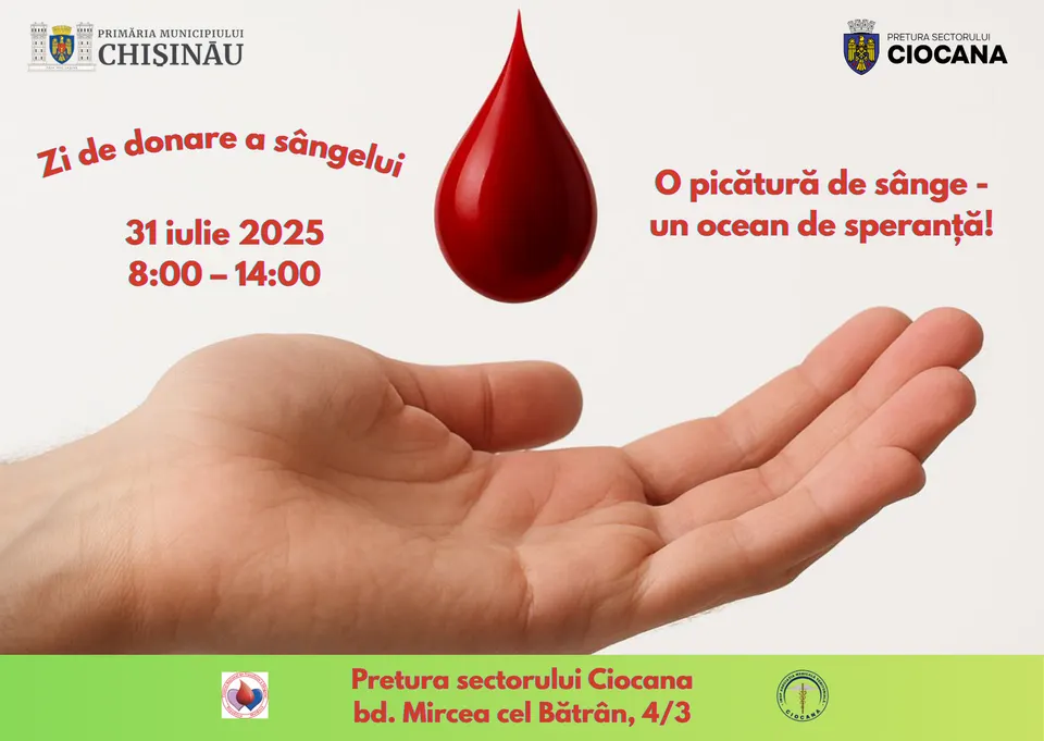 O picătură de sânge - un ocean de speranță!