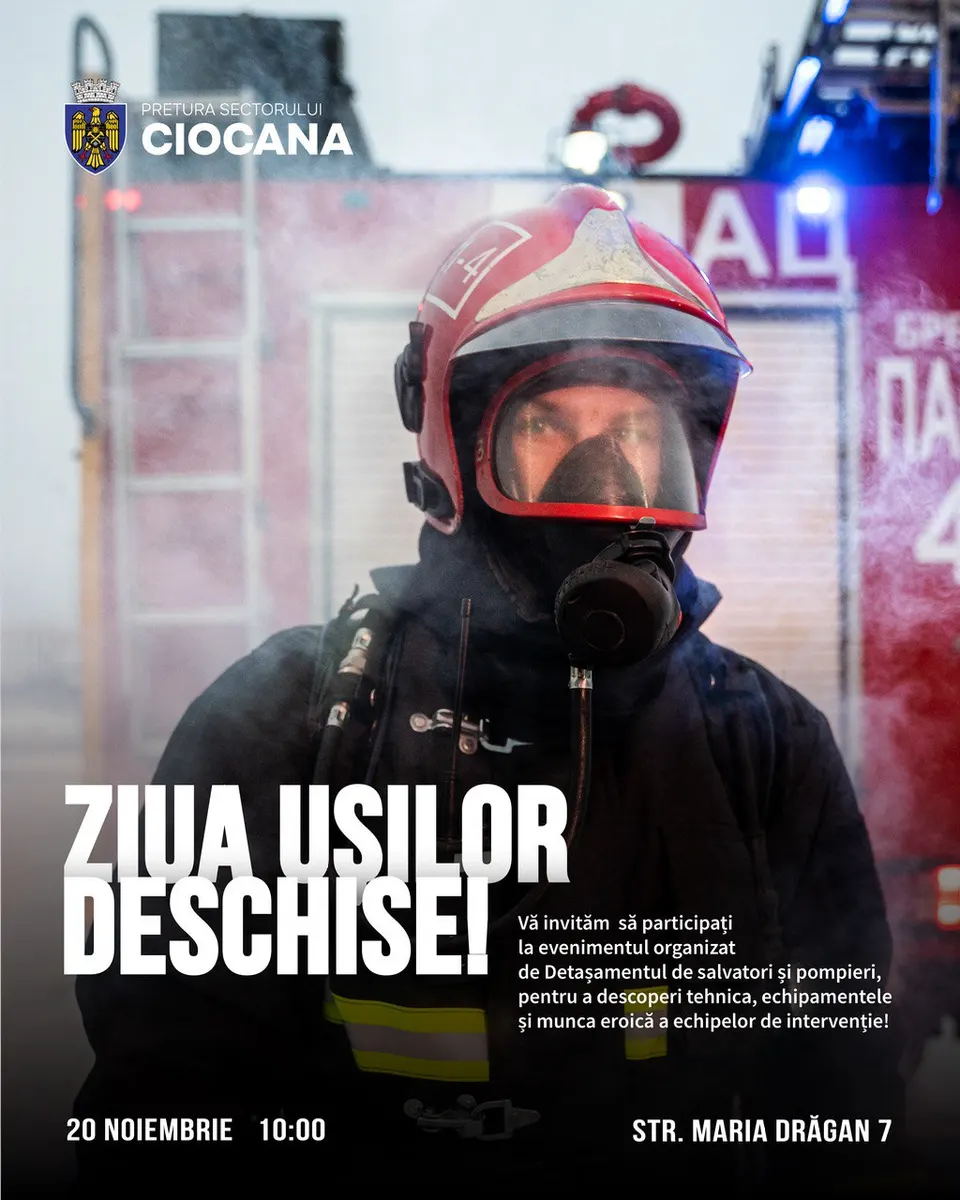 Vă ivităm la Ziua Ușilor Deschise!